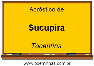 Acróstico da Cidade Sucupira