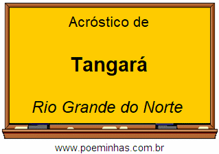 Acróstico da Cidade Tangará