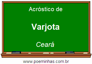 Acróstico da Cidade Varjota