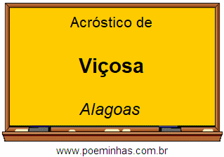 Acróstico da Cidade Viçosa