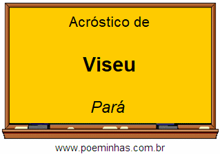 Acróstico da Cidade Viseu