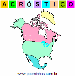 Acróstico de América do Norte