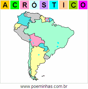 Acróstico de América Do Sul