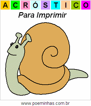 Acróstico de Caracol