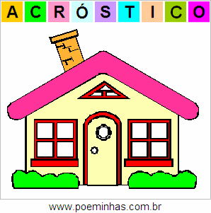 Acróstico de Casa Colorida