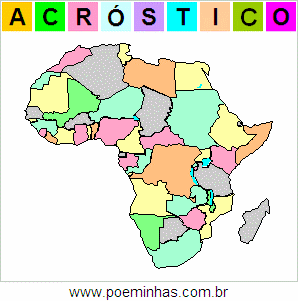 Acróstico de Continente Africano