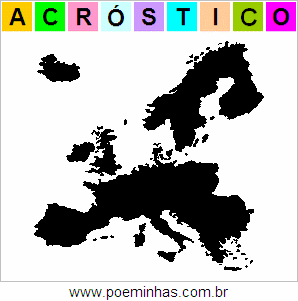Acróstico de Continente Europeu