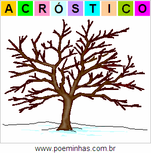 Acróstico de Estação Inverno