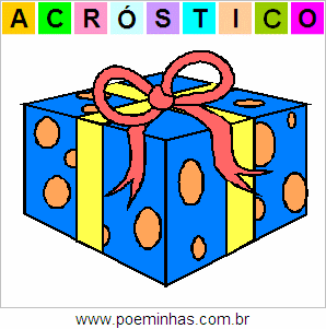 Acróstico de Feliz Aniversário