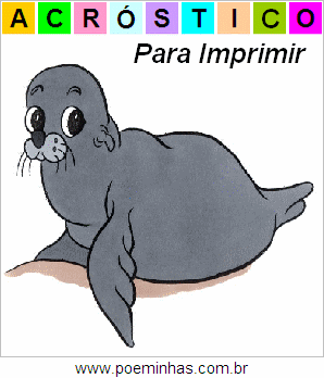 Acróstico de Foca