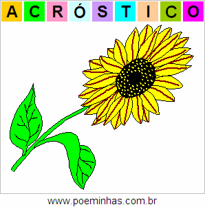 Acróstico de Girassol