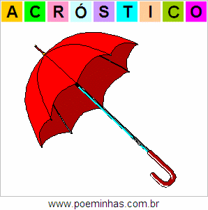 Acróstico de Guarda Chuva