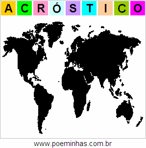 Acróstico de Mapa Mundi