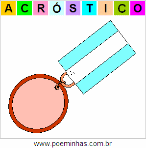 Acróstico de Medalha