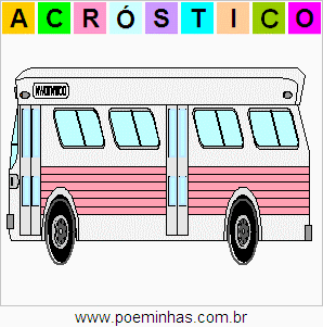 Acróstico de Ônibus de Passageiros