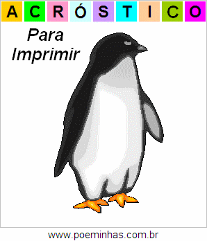 Acróstico de Pinguim