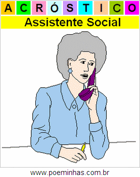 Acróstico da Profissão Assistente Social