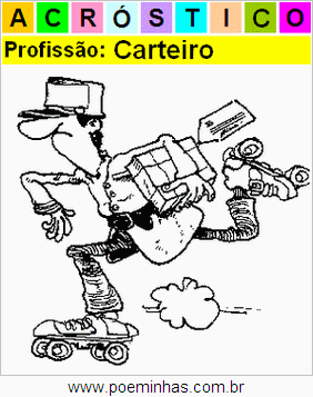 Acróstico da Profissão Carteiro