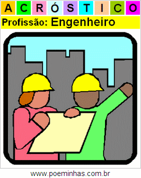 Acróstico da Profissão Engenheiro