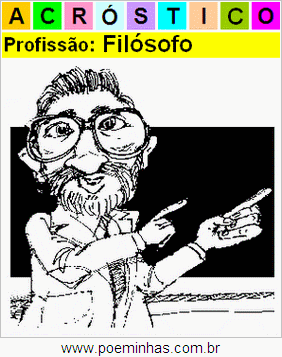 Acróstico da Profissão Filósofo