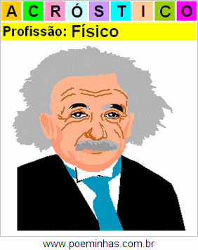 Acróstico da Profissão Físico