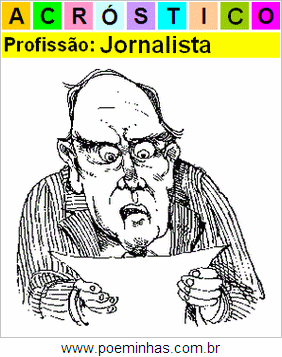 Acróstico da Profissão Jornalista