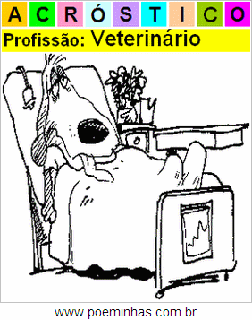 Acróstico da Profissão Veterinário