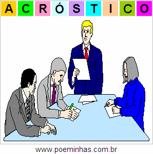 Acróstico de Reunião de Trabalho