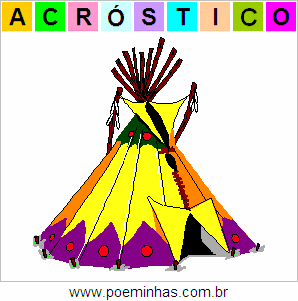 Acróstico de Tenda Indigena