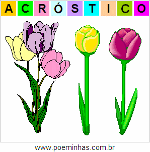 Acróstico de Tulipas