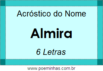 Acróstico de Almira