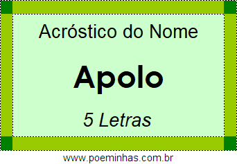 Acróstico de Apolo