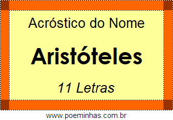 Acróstico de Aristóteles