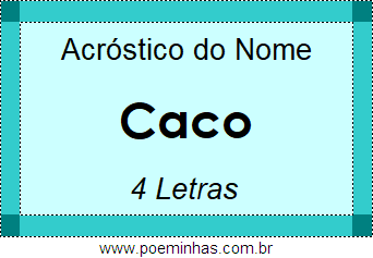 Acróstico de Caco