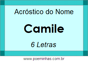 Acróstico de Camile