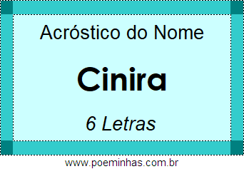 Acróstico de Cinira