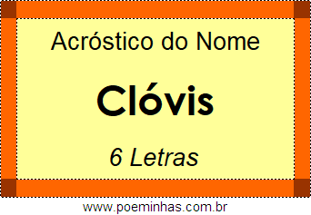 Acróstico de Clóvis