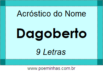 Acróstico de Dagoberto