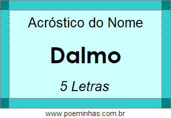 Acróstico de Dalmo