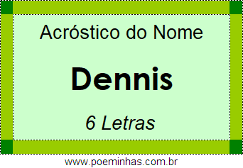 Acróstico de Dennis