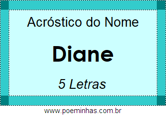 Acróstico de Diane