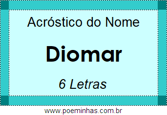 Acróstico de Diomar
