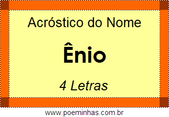 Acróstico de Ênio