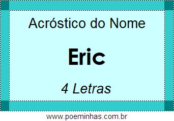 Acróstico de Eric