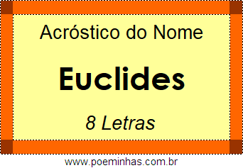 Acróstico de Euclides