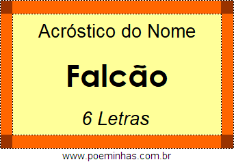 Acróstico de Falcão