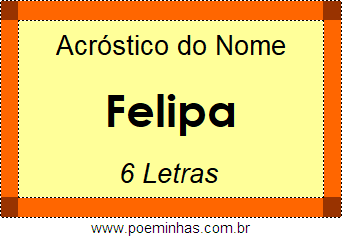 Acróstico de Felipa