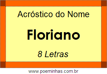 Acróstico de Floriano