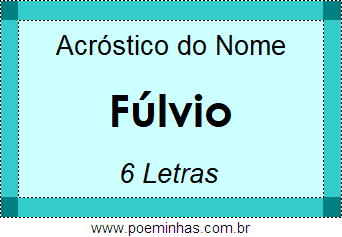 Acróstico de Fúlvio