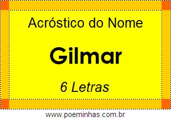 Acróstico de Gilmar